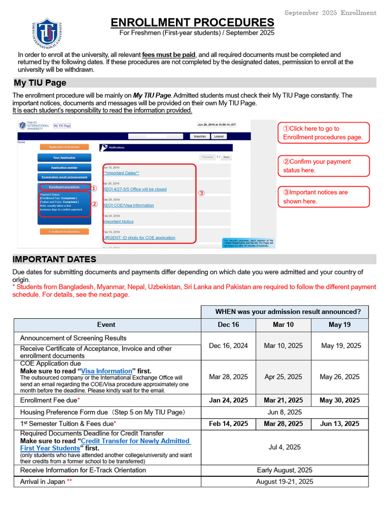 September 2025 Enrollment Guide | PDF