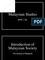 Malaysian Studies Lesson 1