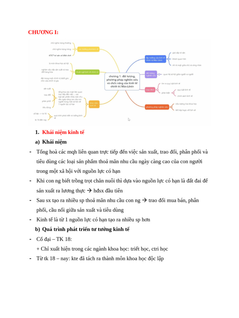Chương I Ii KTCT | PDF