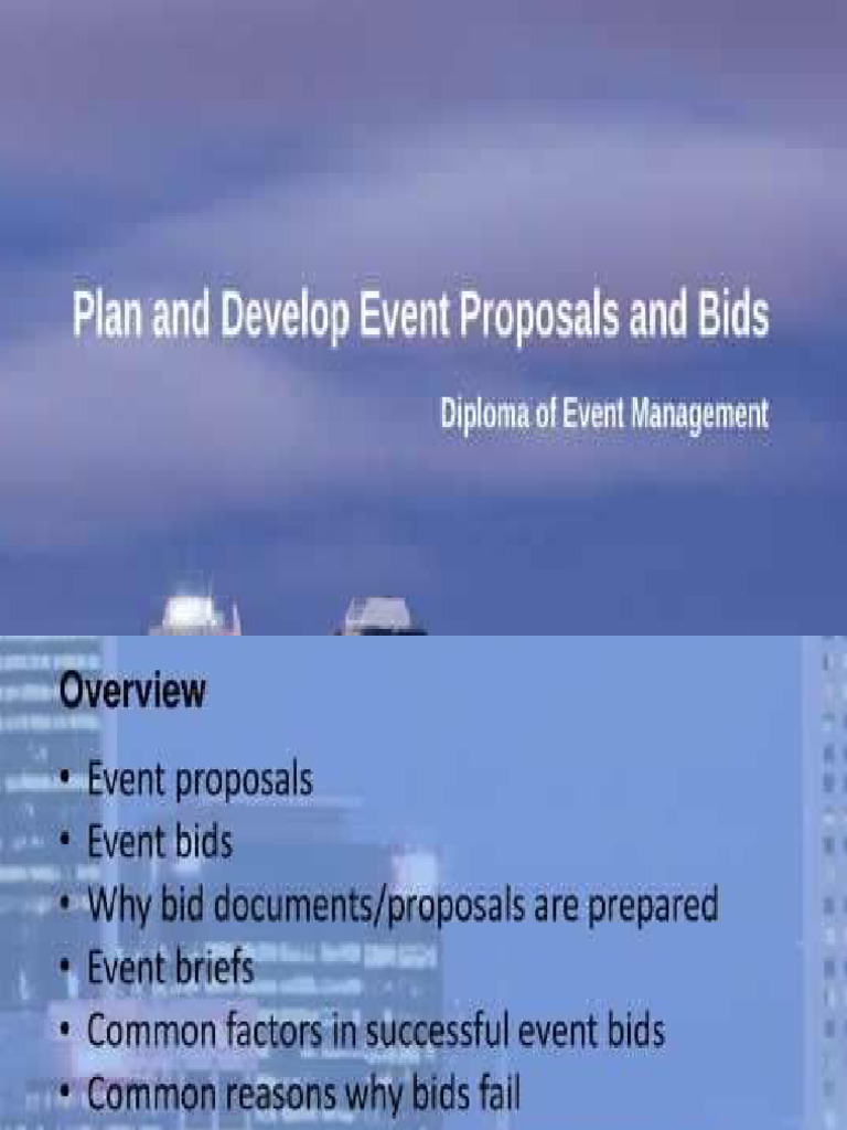 Event Concept Development Guide | PDF | Target Audience | Educational ...