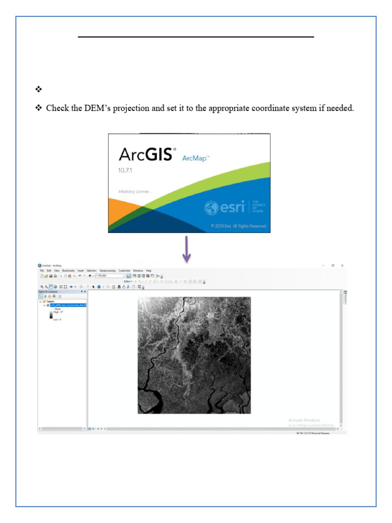 Hydrological Analysis Methodology for DEM | PDF | Drainage Basin | Stream