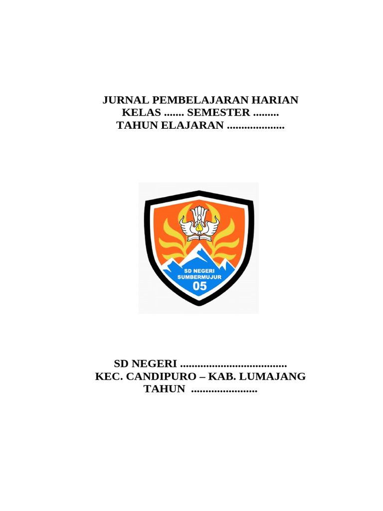Jurnal Pembelajaran Harian SD 2021 | PDF