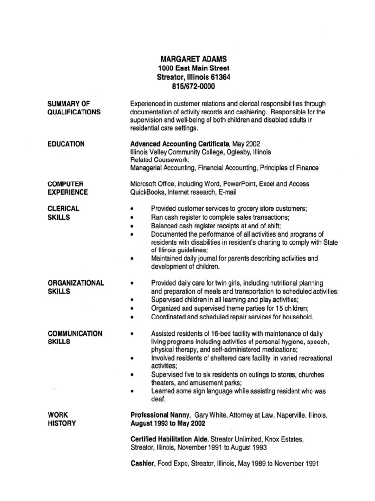 FunctionalResume SAMPLE | PDF