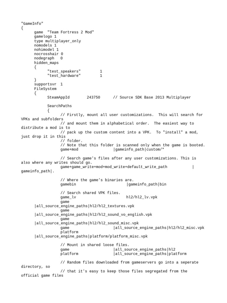 Gameinfo | PDF | Directory (Computing) | Computer File