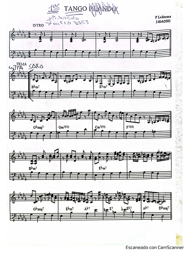 1er Tango | PDF