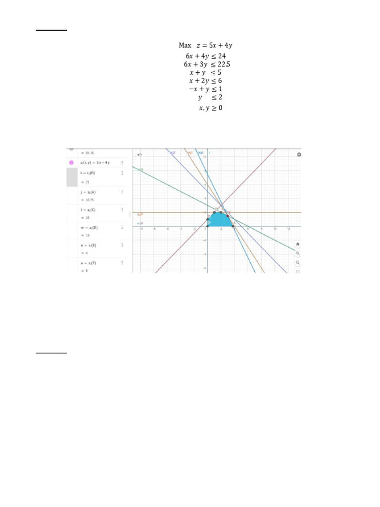 Linear Programming Model Solutions | PDF