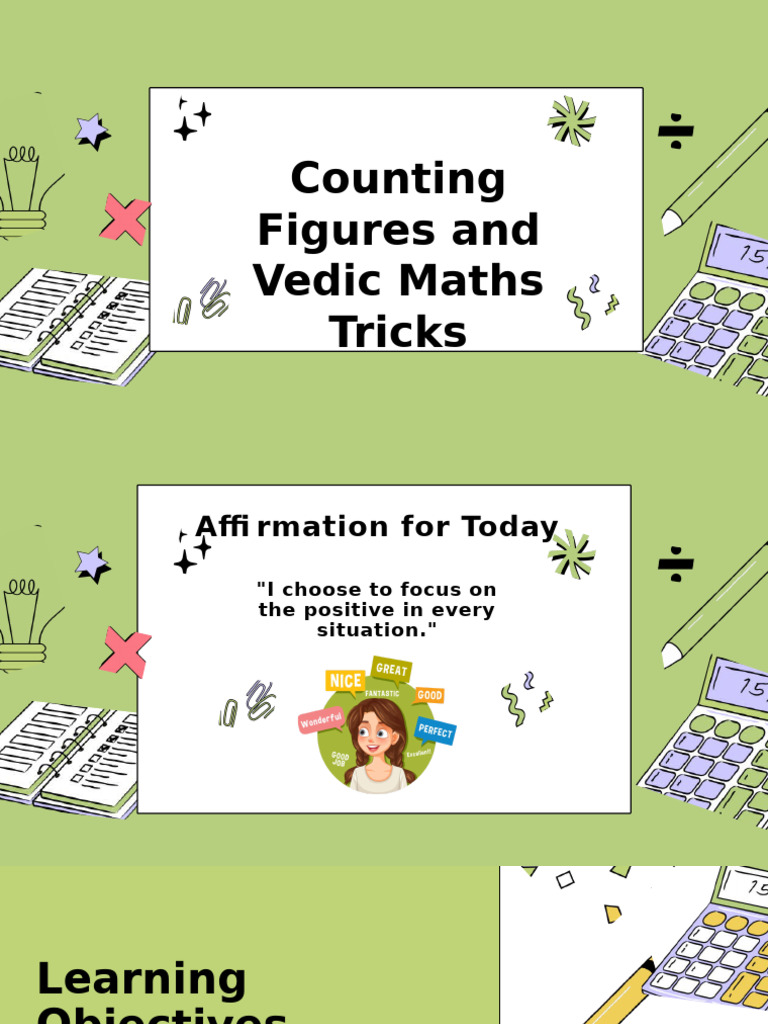 Vedic Maths: Counting Figures Tricks | PDF | Mathematics