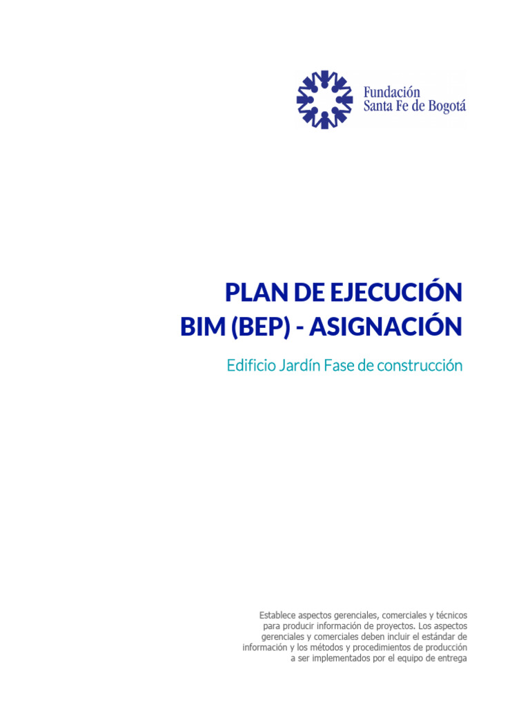 Plan de Ejecución BIM para Edificio Jardín | PDF | Diseño | Licencia ...