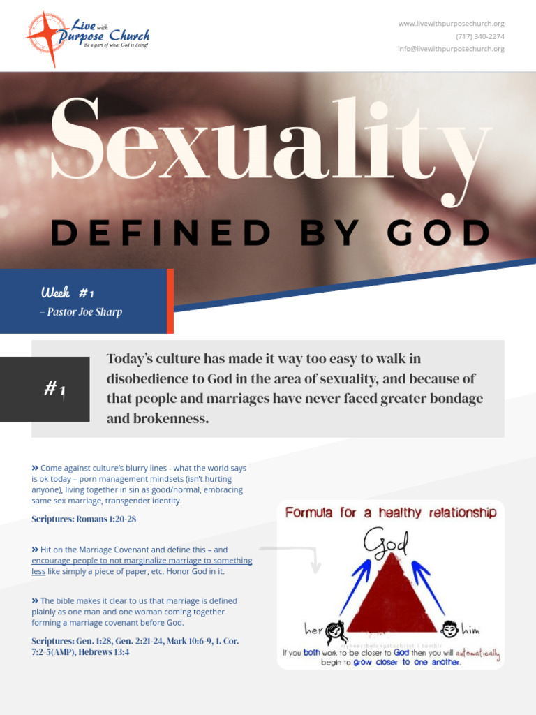 Trusting God in Human Sexuality | PDF | Forgiveness | Jesus