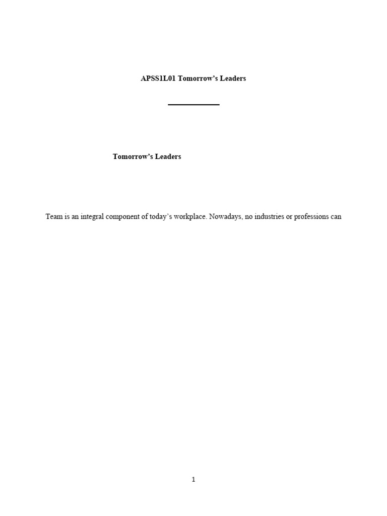 Team Building Strategies for Leaders | PDF | Team Building ...
