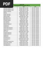 DELF-DALF Exam Dates 2025 Schedule | PDF