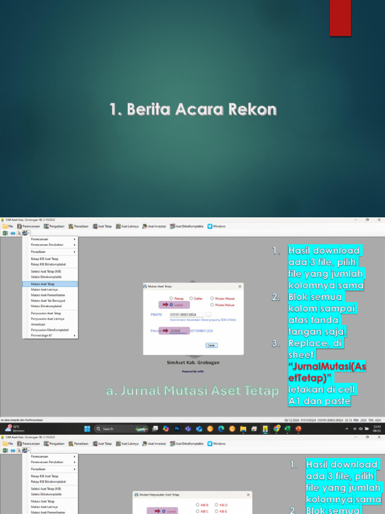 Prosedur Berita Acara Rekon dan Stock | PDF