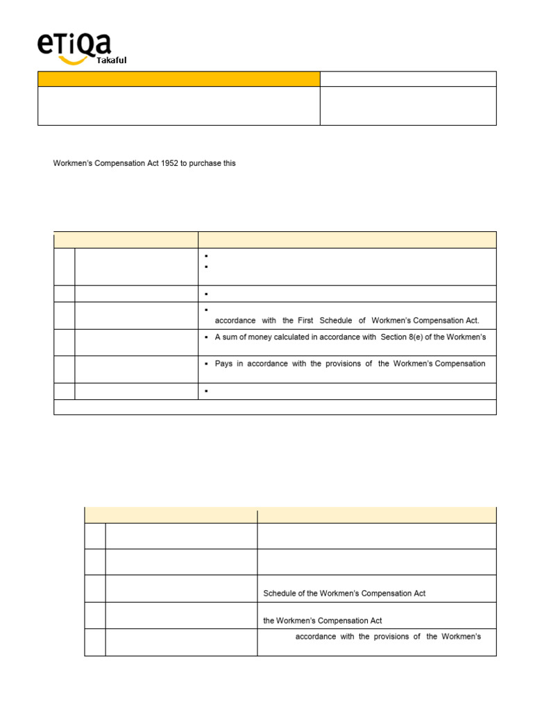 01+PDS+Foreign+Workers+COMP+SCHEME+FWCS+Takaful+V1 0+2018 | PDF ...