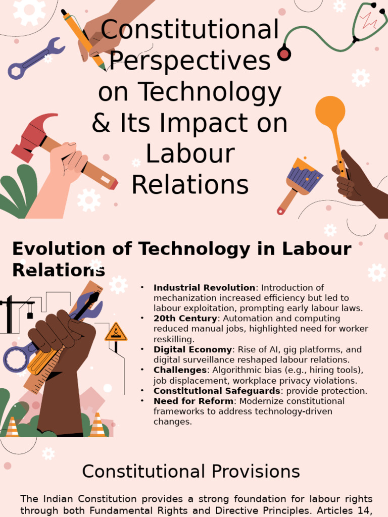 Tech's Impact on Labour Rights & Constitution | PDF | Employment ...