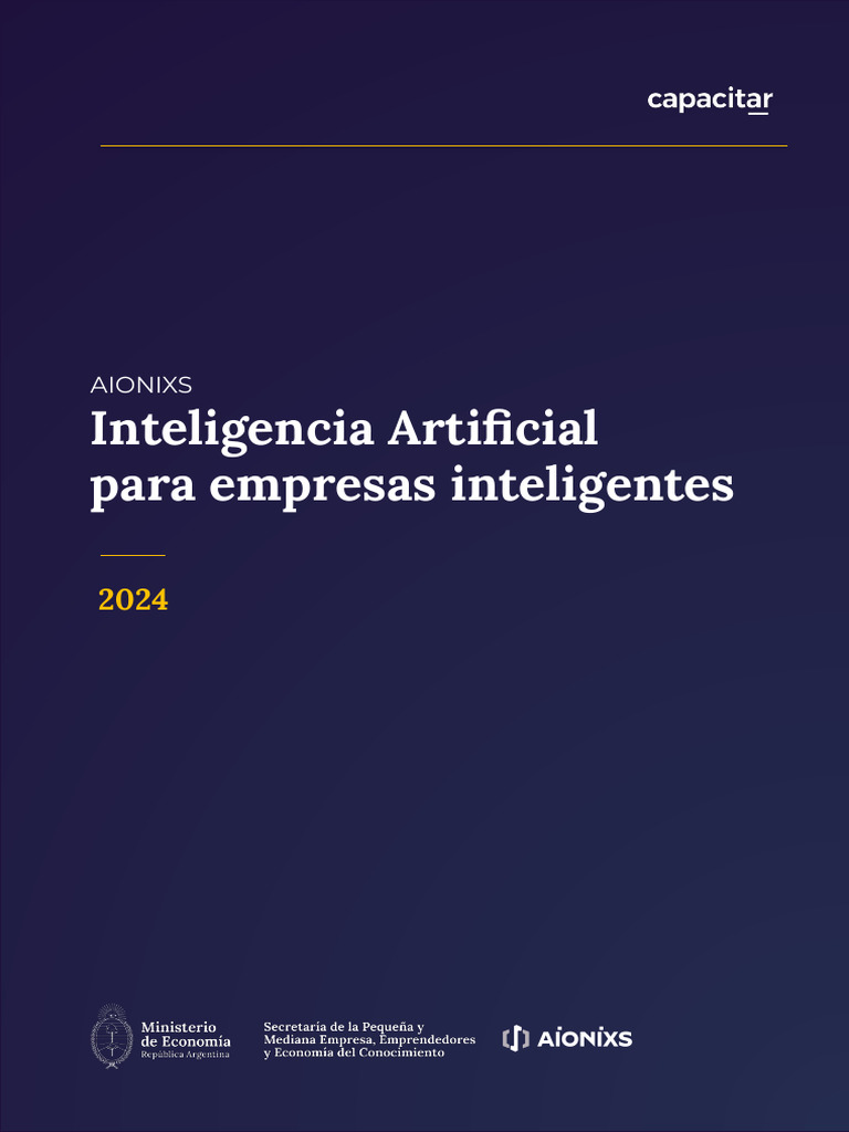 Curso de IA para PyMEs 2024 | PDF | Inteligencia artificial ...