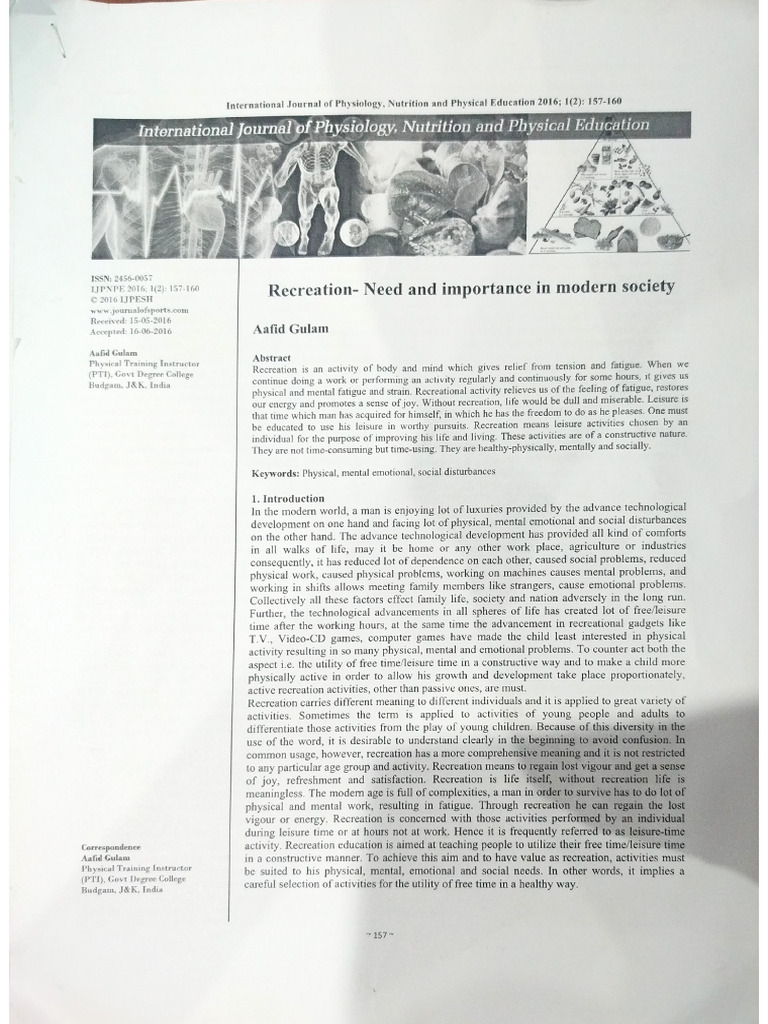 Recreation Atul Sir | PDF