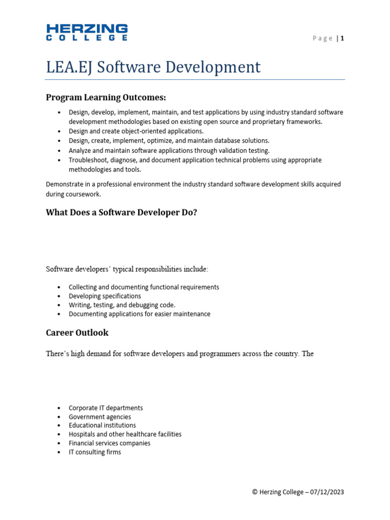 LEA_EJ Software Developerv2 | PDF | Microsoft Sql Server | Software ...