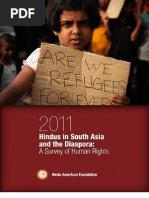 Hindus in South Asia & The Diaspora: A Survey of Human Rights, 2011