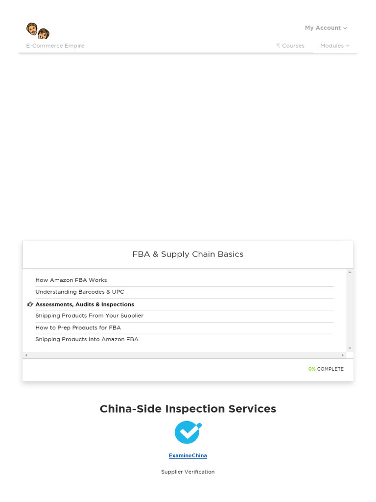 China FBA Inspection Services Guide | PDF
