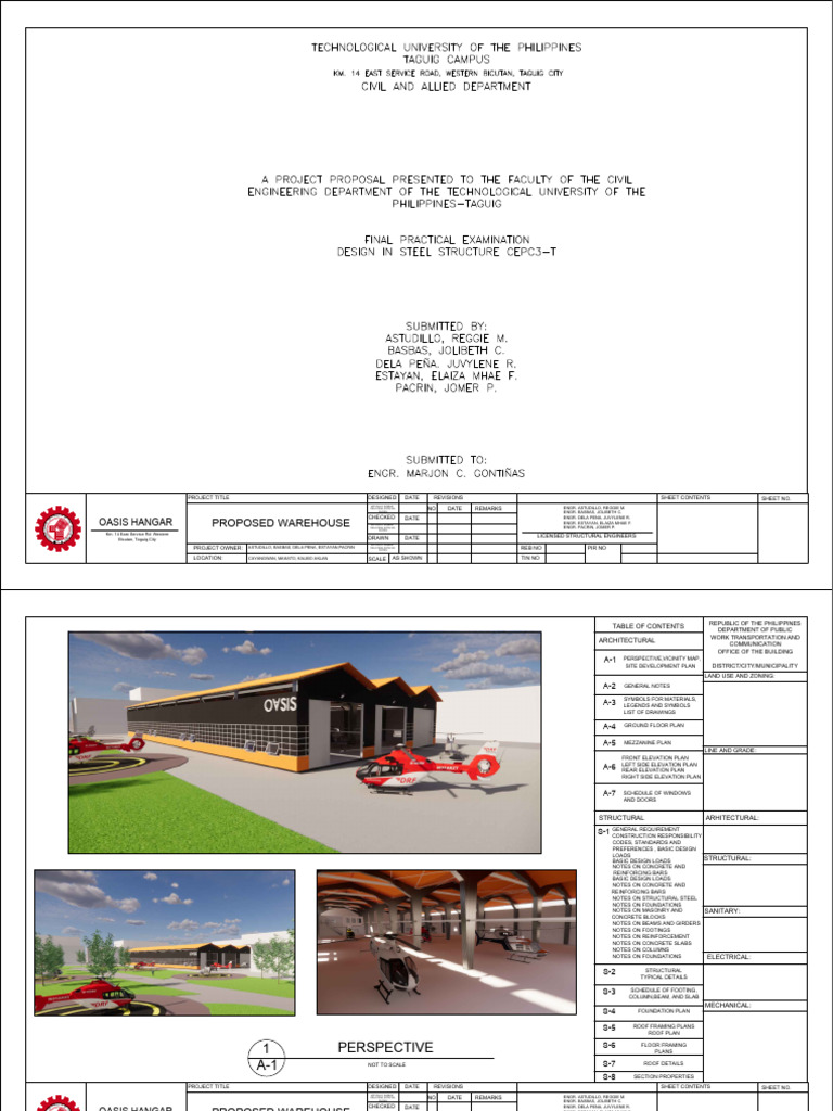 Oasis Hangar Warehouse Plans | PDF | Building | Architectural Design