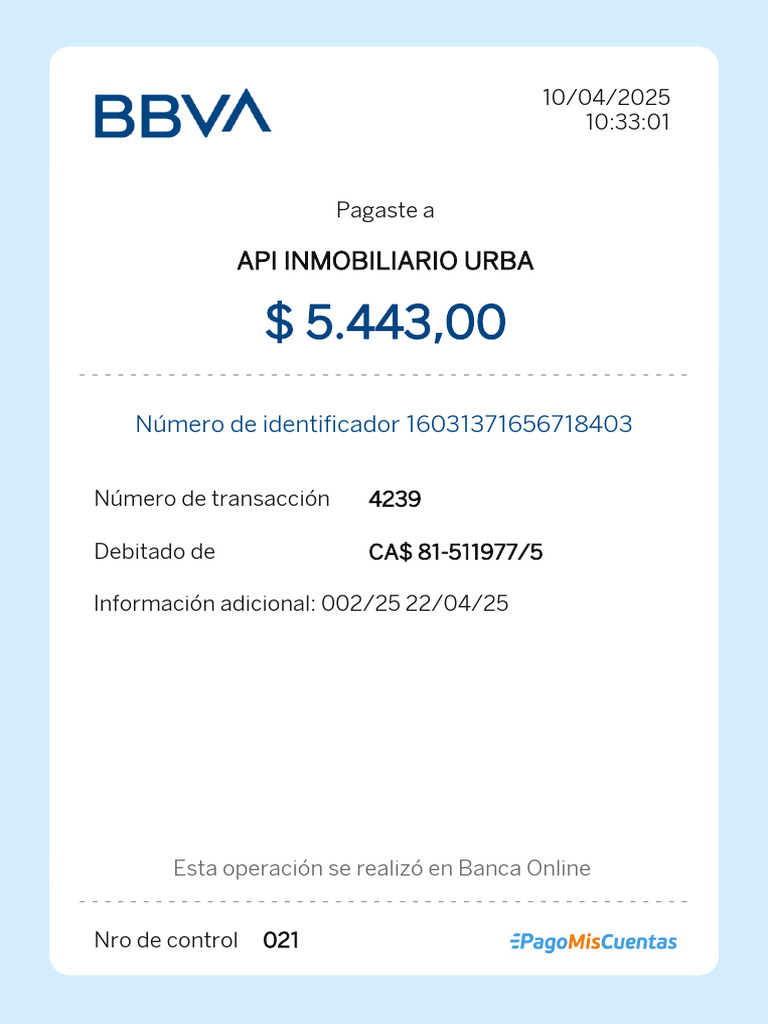Pago API Inmobiliario Urba 16031371656718403 | PDF
