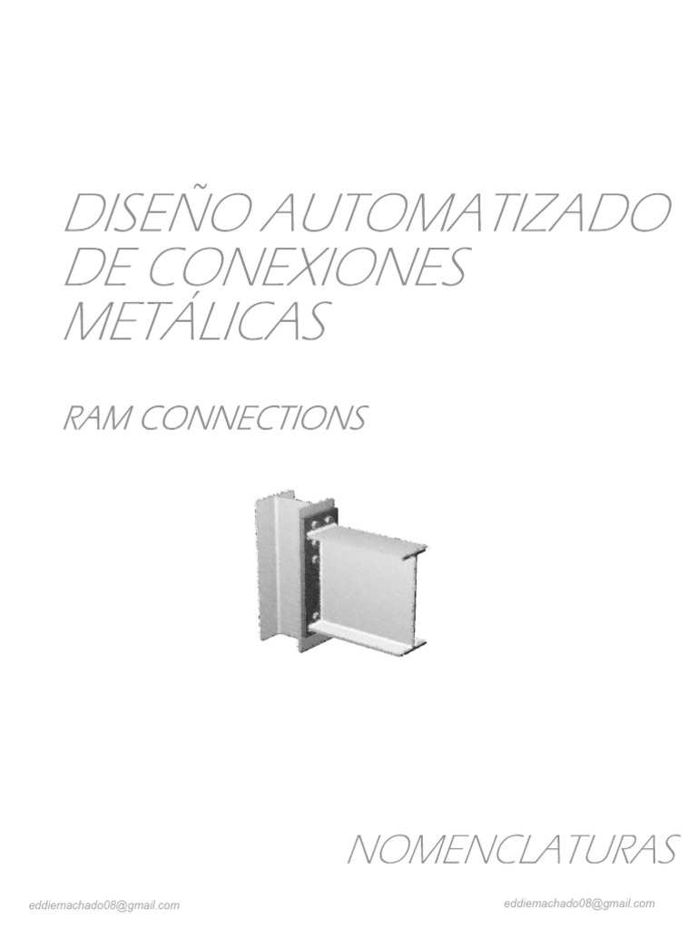 Diseño de Conexiones Metálicas RAM | PDF