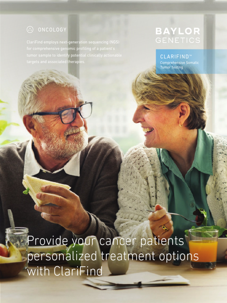Baylor Genetics Clarifind | PDF | Cancer | Fluorescence In Situ ...