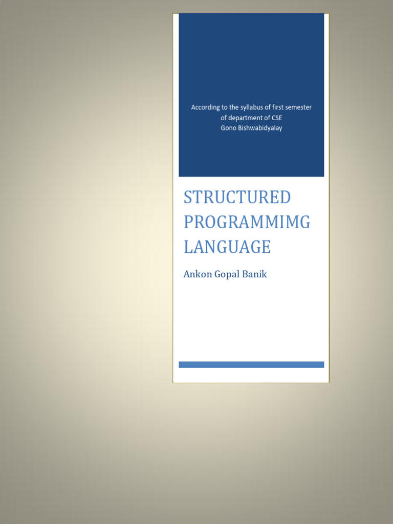 DCA Syllabus: Structured Programming C | PDF | Integer (Computer ...