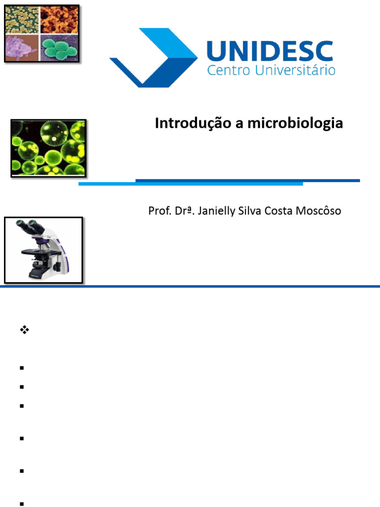 Aula 1 Microbiologia 2021.1 | PDF | Célula (Biologia) | Microrganismo