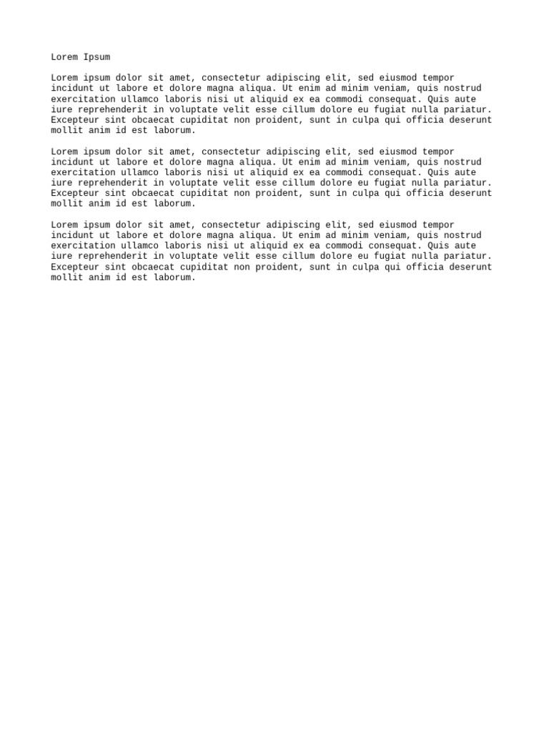 Lorem Ipsum | PDF
