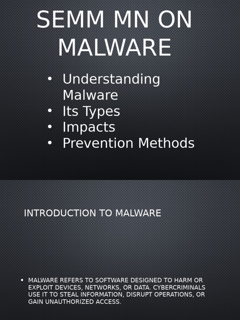 Understanding Malware: Types & Prevention | PDF | Malware | Security