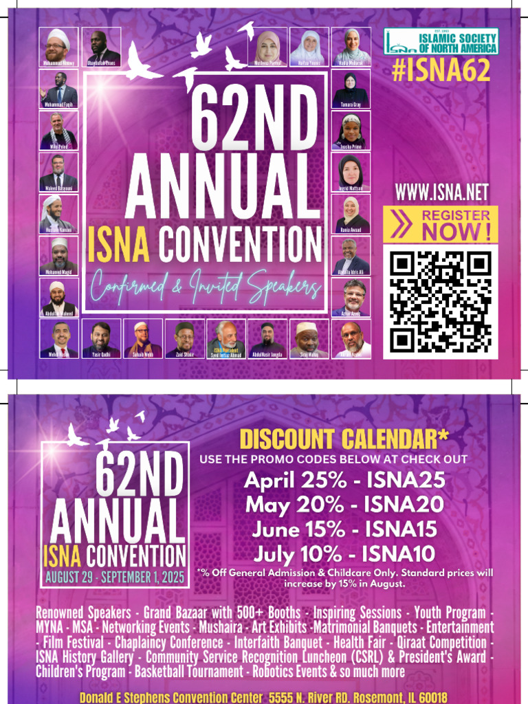 ISNA 62: Speakers and Events Overview | PDF