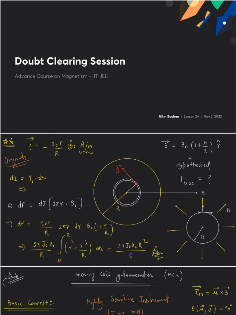 Doubt Clearing Session With Anno | PDF