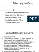 Luisa Balanzat y de Cavo