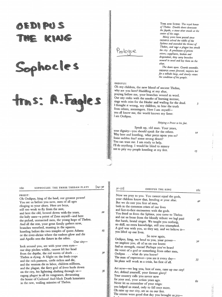 OEDIPUS Fagles Trns | PDF