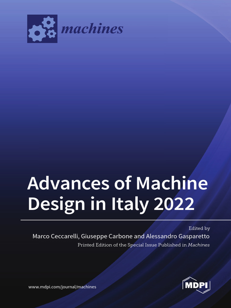 Advances in Machine Design Italy 2022 | PDF | Simulation | Prototype