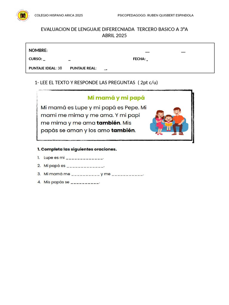 LENGUAJE 3B | PDF
