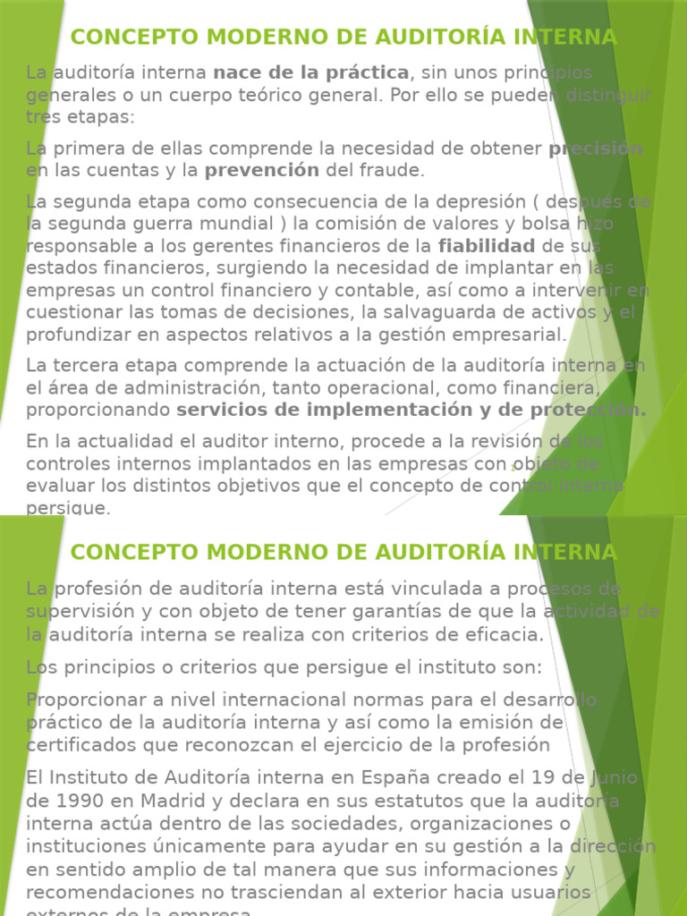 Etapas y Funciones de la Auditoría Interna | PDF | Auditoría | Contralor