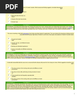 Ortho Nclex Questions1 Osteoporosis Bone - 
