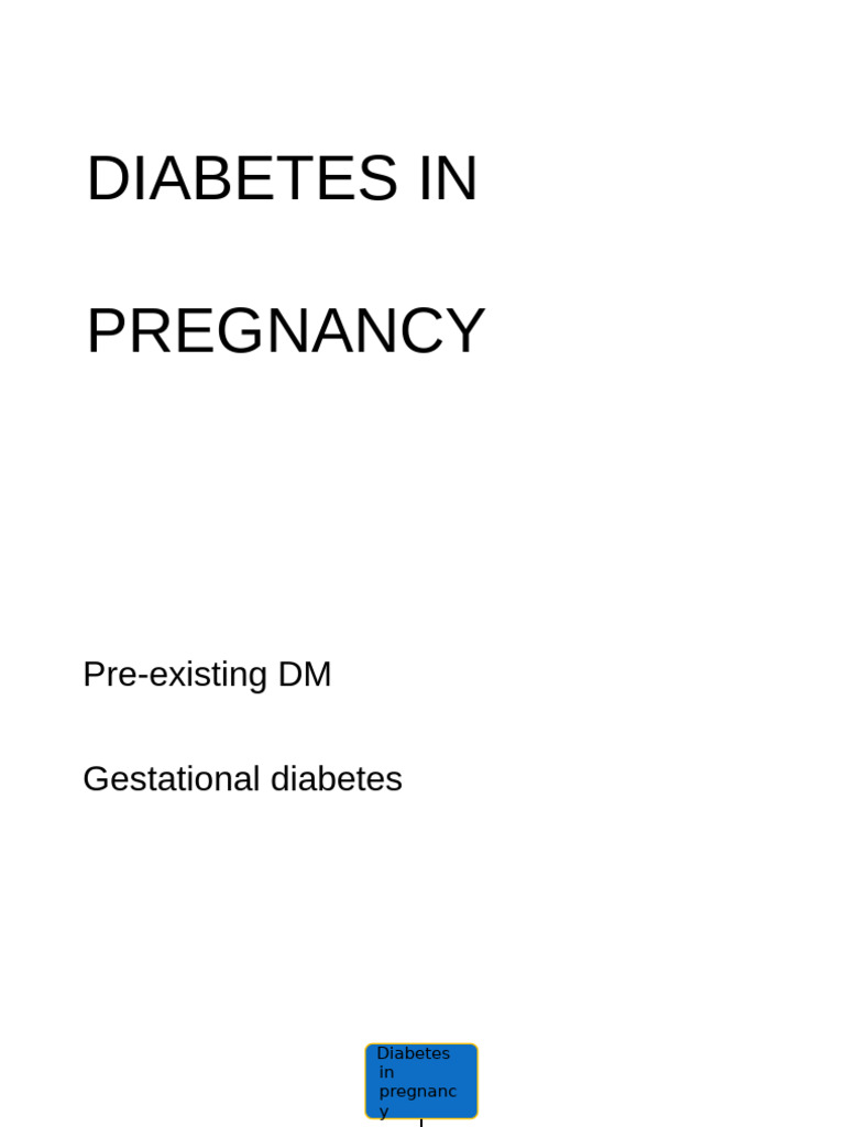 Diabetes in Pregnancy | PDF | Gestational Diabetes | Diabetes