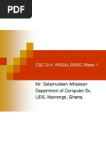 Mr. Salamudeen Alhassan Department of Computer Sc. UDS, Navrongo, Ghana