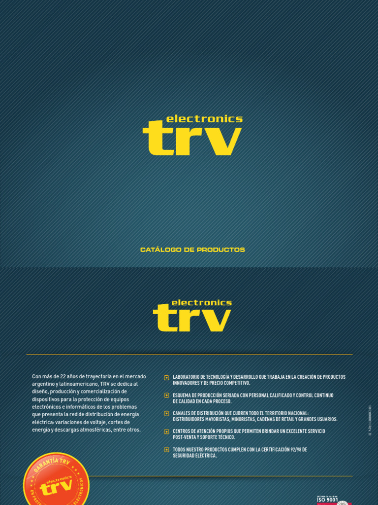 Protectores de Tensión TVR | PDF | Ingenieria Eléctrica | Ordenador ...
