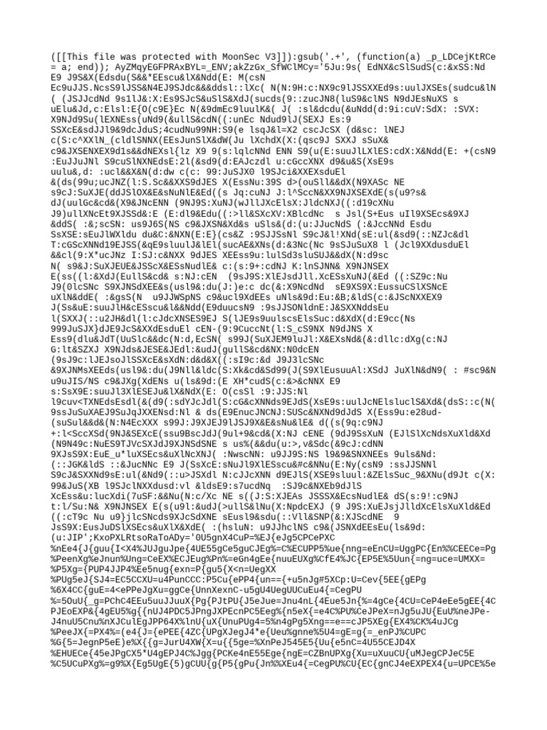MoonSec V3 Document Protection | PDF