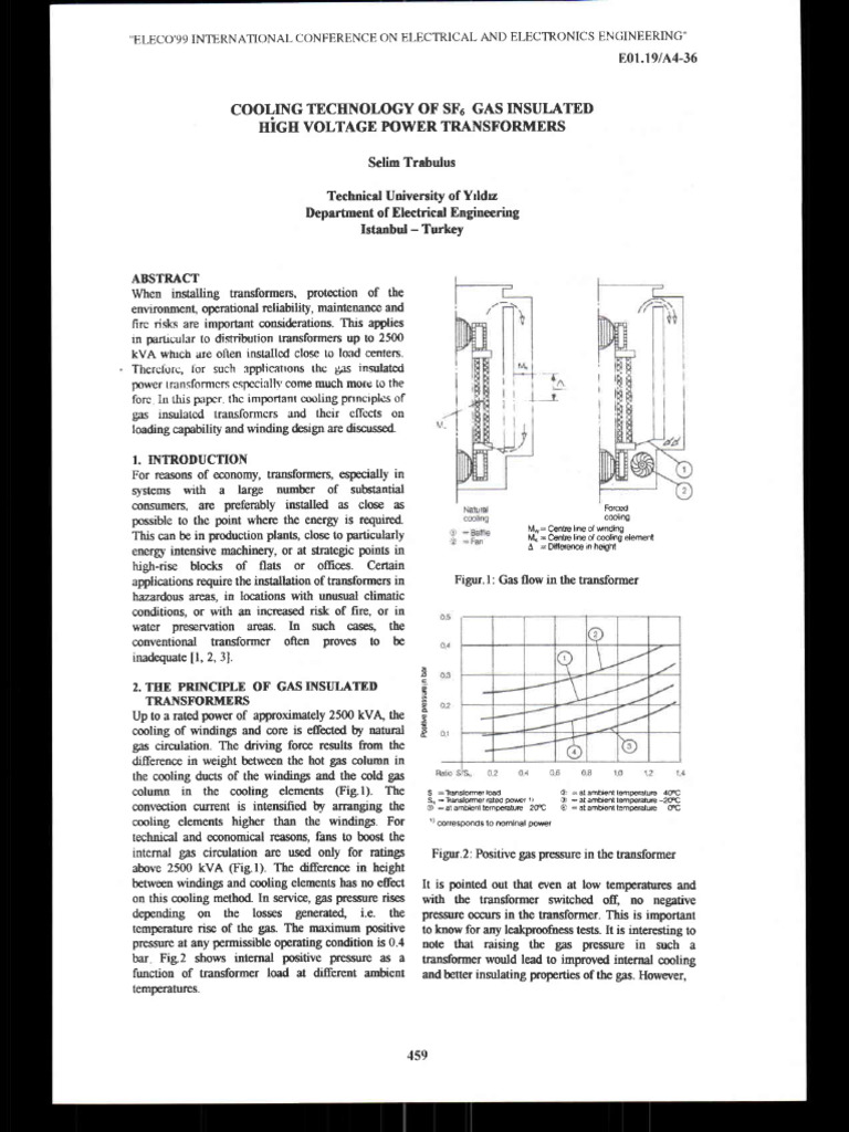 Cooling Technology of SF6 Gas Insulated High Voltage Power Transformers ...