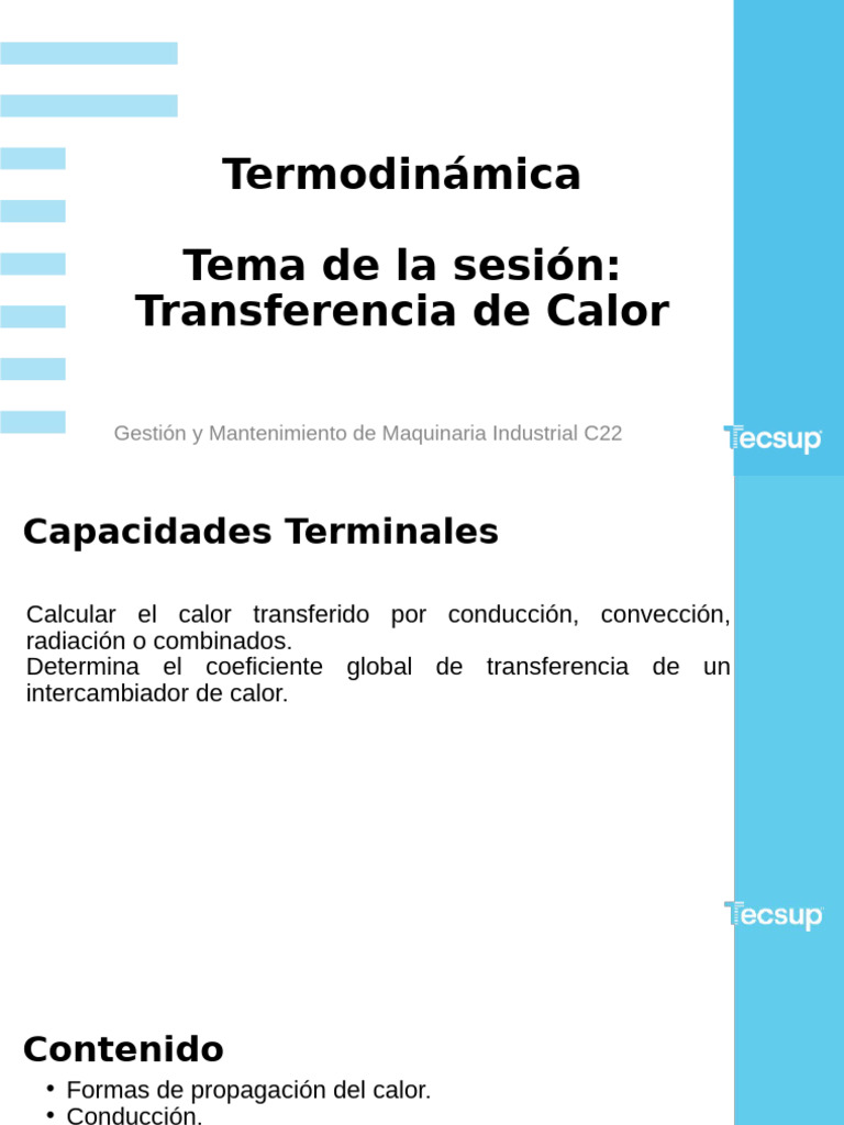 Transferencia de Calor en Termodinámica | PDF | Conduccion termica ...
