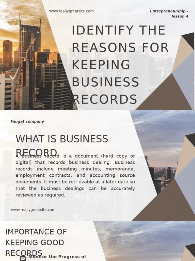 Importance of Business Record Keeping | PDF | Expense | Income Statement