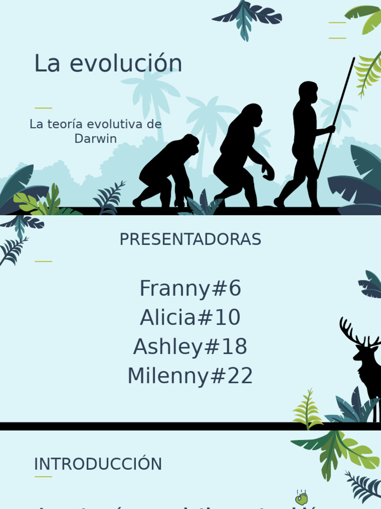 Teoría Evolutiva de Darwin Explicada | PDF | Evolución | Seleccion natural