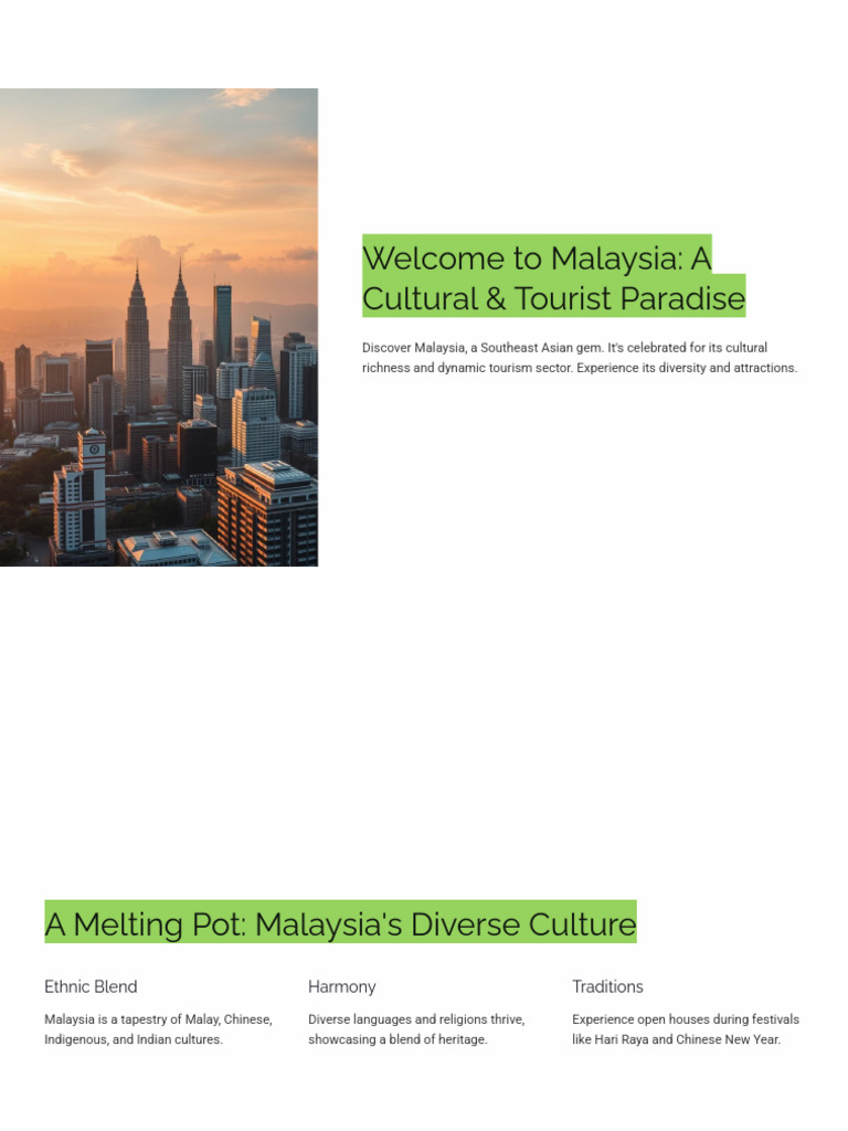 Explore Malaysia's Cultural Treasures | PDF | Malaysia | Southeast Asia