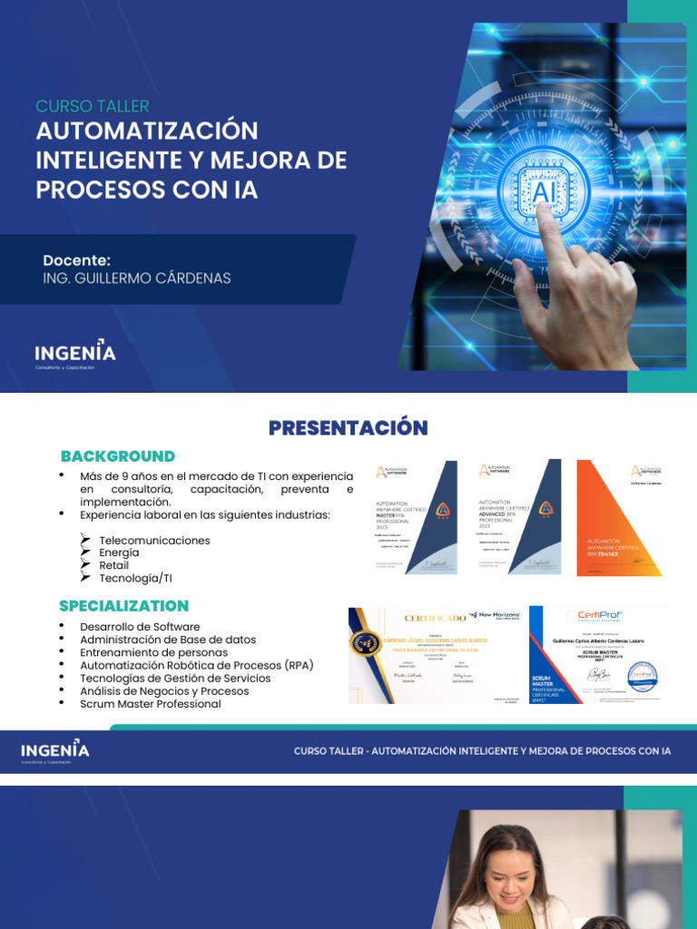 Automatización Inteligente con IA | PDF | Inteligencia artificial ...