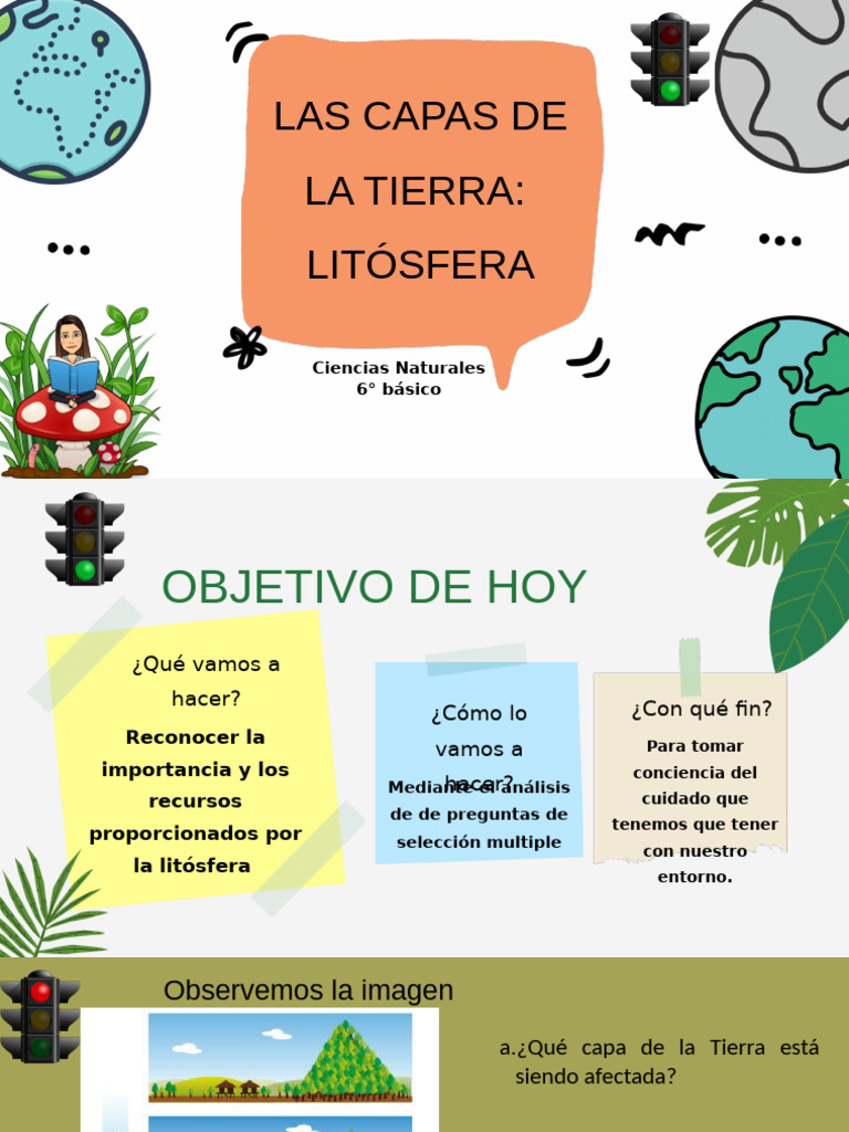 CLASE 4 - Capas de La Tierra - LITÓSFERA | PDF | Tierra | Entorno natural